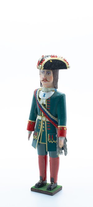 Ракурс 1.4. Солдатик: Офицер. Русское государство. Пехотный полк. 1701 - 1720 г.