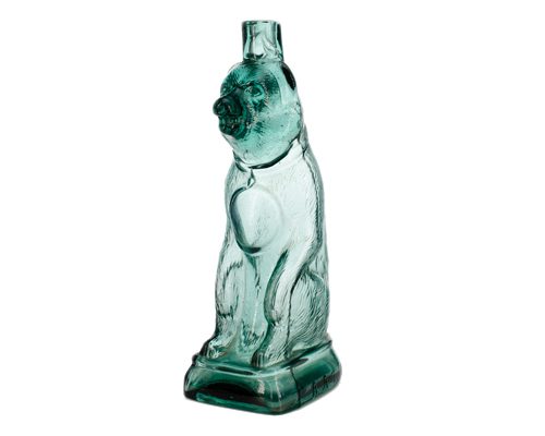 Фигурная бутылка «Медведь с медалью за пьянство». Российская империя. XIX - XX век.