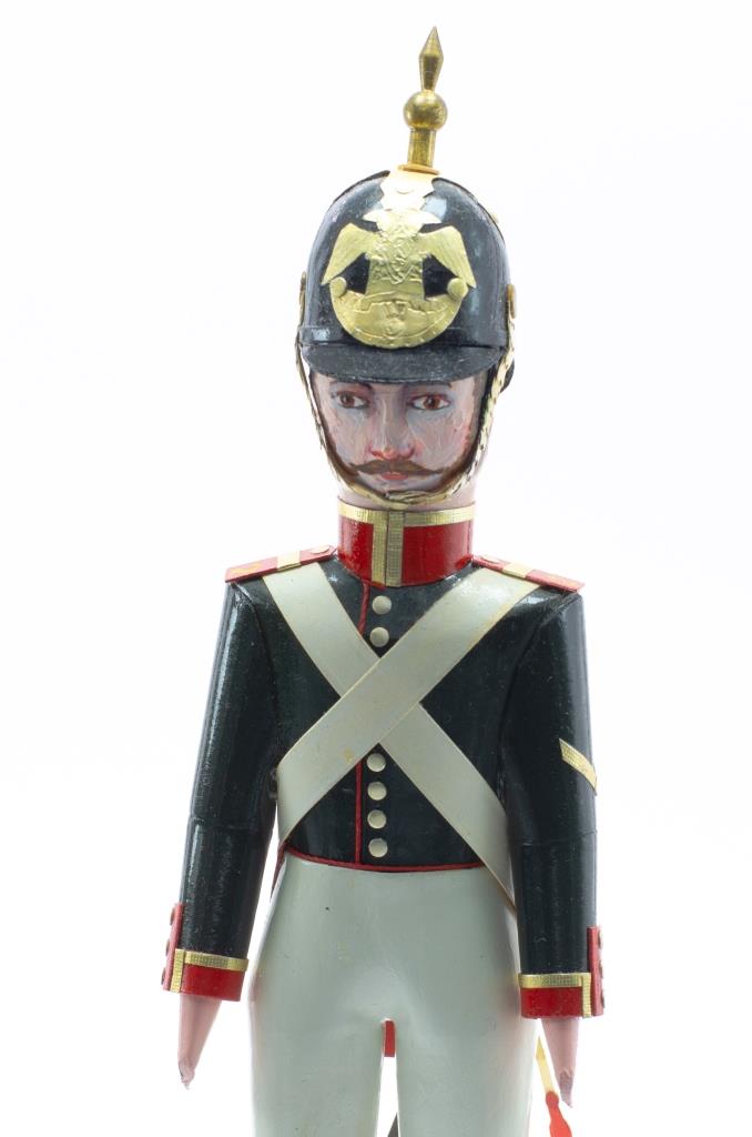 Роспись лица солдатика «Унтер-офицер. Пехотный полк»