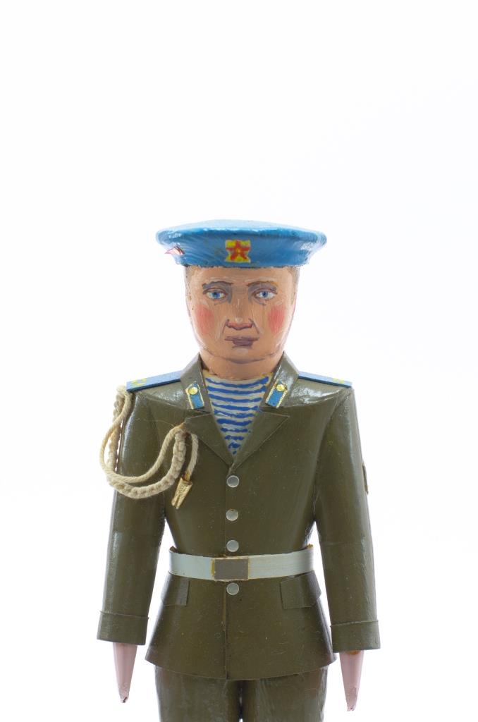 Роспись лица солдатика «Рядовой. Воздушно-десантные войска»